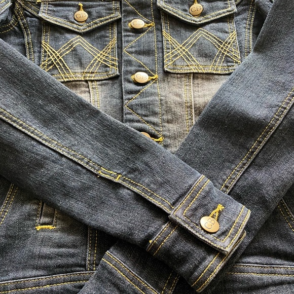 Vintage Charlie Brown hi-lo denim jacket - Picture 4 of 5